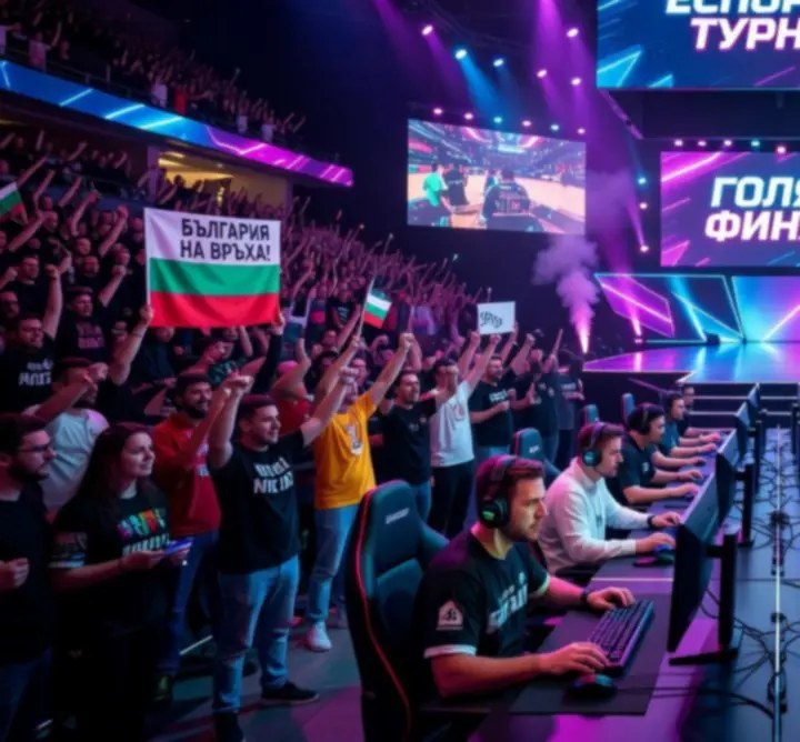 Esports турнир в голяма зала в България с фенове и LED сцена